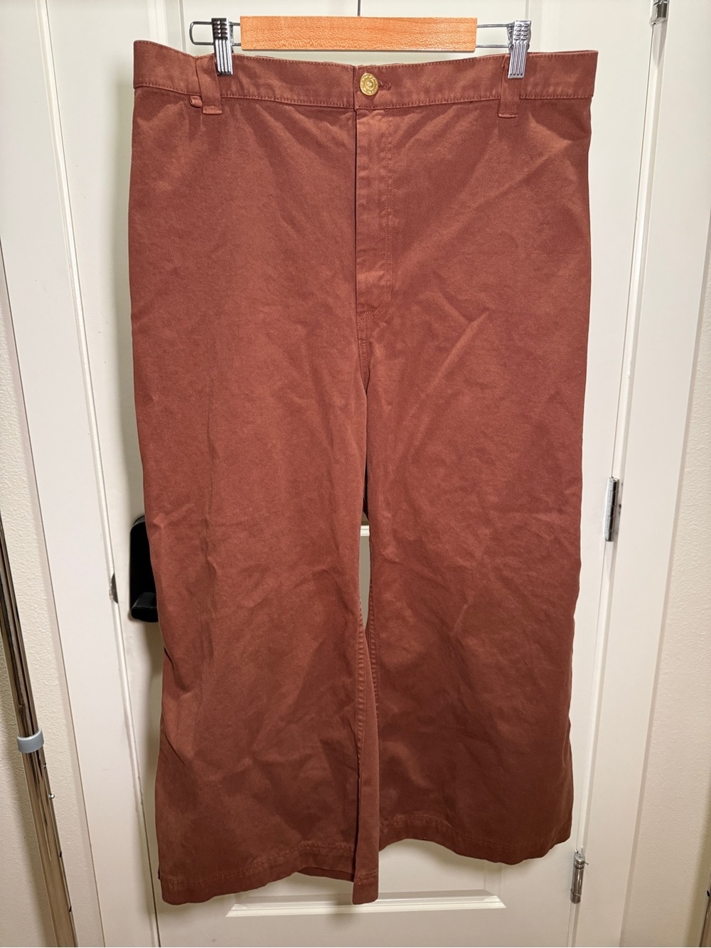 BIG BUD PRESS - Womenβs Bell Bottoms in Fudgesicle Brown in XL - Picture 14 of 14